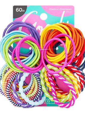 Kids Ouchless Hair Elastics – No Pull, No Breakage, Tangle-Free Hold for Fine Ha